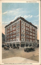 The Thimble Block - Corner Pierce and Sixth Streets, Sioux City, Iowa Postcard Postcard Postcard