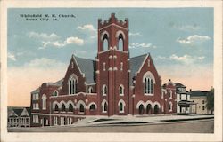 Whitefield M. E. Church Sioux City, IA Postcard Postcard Postcard