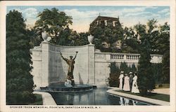 Spencer Trask Memorial Fountain Postcard