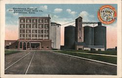 Hutchinson Plant of The Larabee Flour Mills Co. Postcard