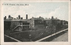 University of Michigan Hospital Postcard