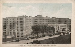 U. of M. Hospital Ann Arbor, MI Postcard Postcard Postcard