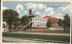 Medical Ward, University of Michigan Hospital Postcard