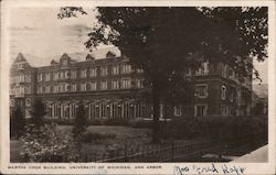 Martha Cook Building, University of Michigan Postcard