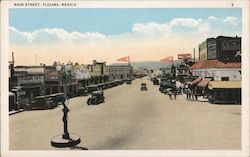 Main Street, Tijuana, Mexico Postcard Postcard Postcard