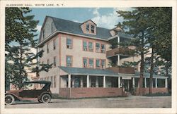 Glenwood Hall White Lake, NY Postcard Postcard Postcard