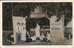 Abenakie Indians, White Mountains New Hampshire Postcard Postcard Postcard