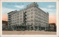 Lincoln Hotel, Lincoln, Neb. Postcard