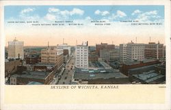 Skyline Wichita, KS Postcard Postcard Postcard