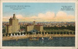 Edgewater Beach Hotel Postcard