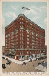 Lexington Hotel, Michigan Boulevard at 22nd Street Postcard