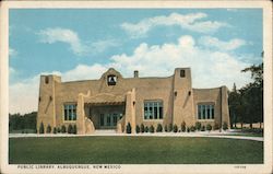 Public Library, Albuquerque, New Mexico Postcard Postcard Postcard