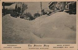 The Sweater Shop, Main Street Ridgeway, ON Canada Ontario Postcard Postcard Postcard