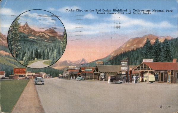 Cooke City Montana Postcard