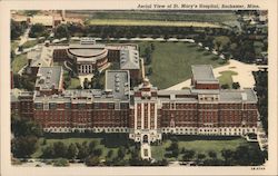 Aerial View of St. Mary's Hospital Postcard