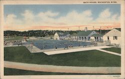 View of Bath House Rochester, MN Postcard Postcard Postcard