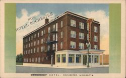 New Hotel Rochester Postcard