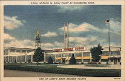 Libby, McNeill & Libby Famous Foods Plant Postcard