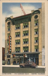 Dover Hotel Denver, CO Postcard Postcard Postcard