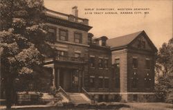 Western Seminary Girl's Dormitory Postcard