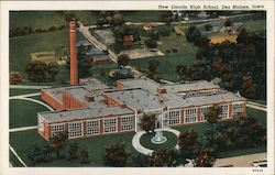 New Lincoln High School Des Moines, IA Postcard Postcard Postcard