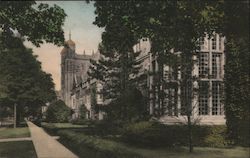 Law School Building University of Michigan Postcard