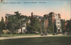 University of Michigan League Postcard