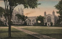 The Law Quadrangle - University Of Michigan Ann Arbor, MI Postcard Postcard Postcard