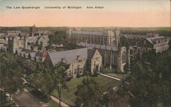 The Law Quadrangle, University of Michigan Postcard