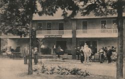 The Sunflower Hotel Camp Chesterfield Indiana Postcard Postcard Postcard