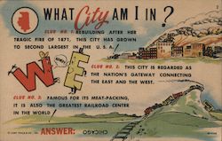 What City Am I In? Chicago, IL Postcard Postcard Postcard