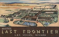 Hotel Last Frontier - The Early West in Modern Splendor! Las Vegas, NV Postcard Postcard Postcard