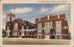 First Baptist Church Postcard