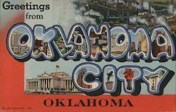 Greetings from Oklahoma City Postcard