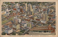 Hill's Business University Oklahoma City, OK Postcard Postcard Postcard