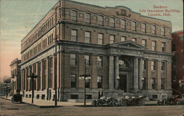 Bankers Life Insurance Building Lincoln, NE Postcard