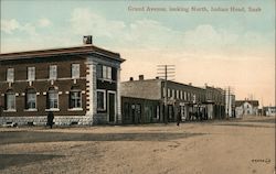 Grand Avenue Looking North Indian Head, Canada Misc. Canada Postcard Postcard Postcard