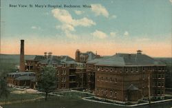 Rear View St. Mary's Hospital Rochester, MN Postcard Postcard Postcard