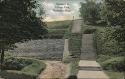 Entrance to College Park Rochester, MN Postcard Postcard Postcard