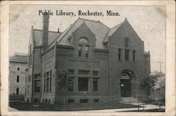 Public Library Postcard