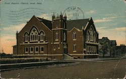 First Baptist Church Postcard