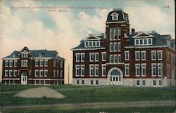 Oklahoma Christian University and Music Hall Enid, OK Postcard Postcard Postcard