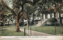 Scene in Wheeler Park Postcard