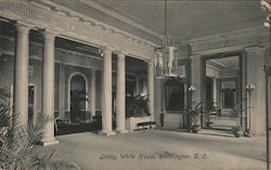 Lobby, White House Postcard