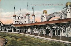 Loading Station, Electric Park Postcard