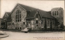 Ivanhoe Park Congregational Church and Manse Kansas City, MO Postcard Postcard Postcard