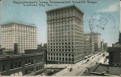 Skyscrapers, Long Commerce & Scarritt Bldgs Kansas City, MO Postcard Postcard Postcard