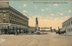 Entrance to Packingtown Postcard