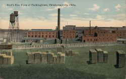 Bird's Eye View of Packingtown Postcard