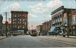 Broadway Looking South Oklahoma City, OK Postcard Postcard Postcard